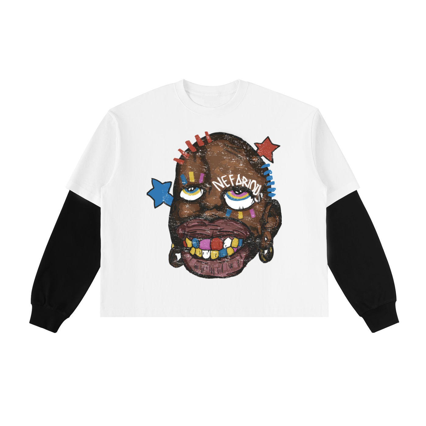 Keep fashion weird double layered tee