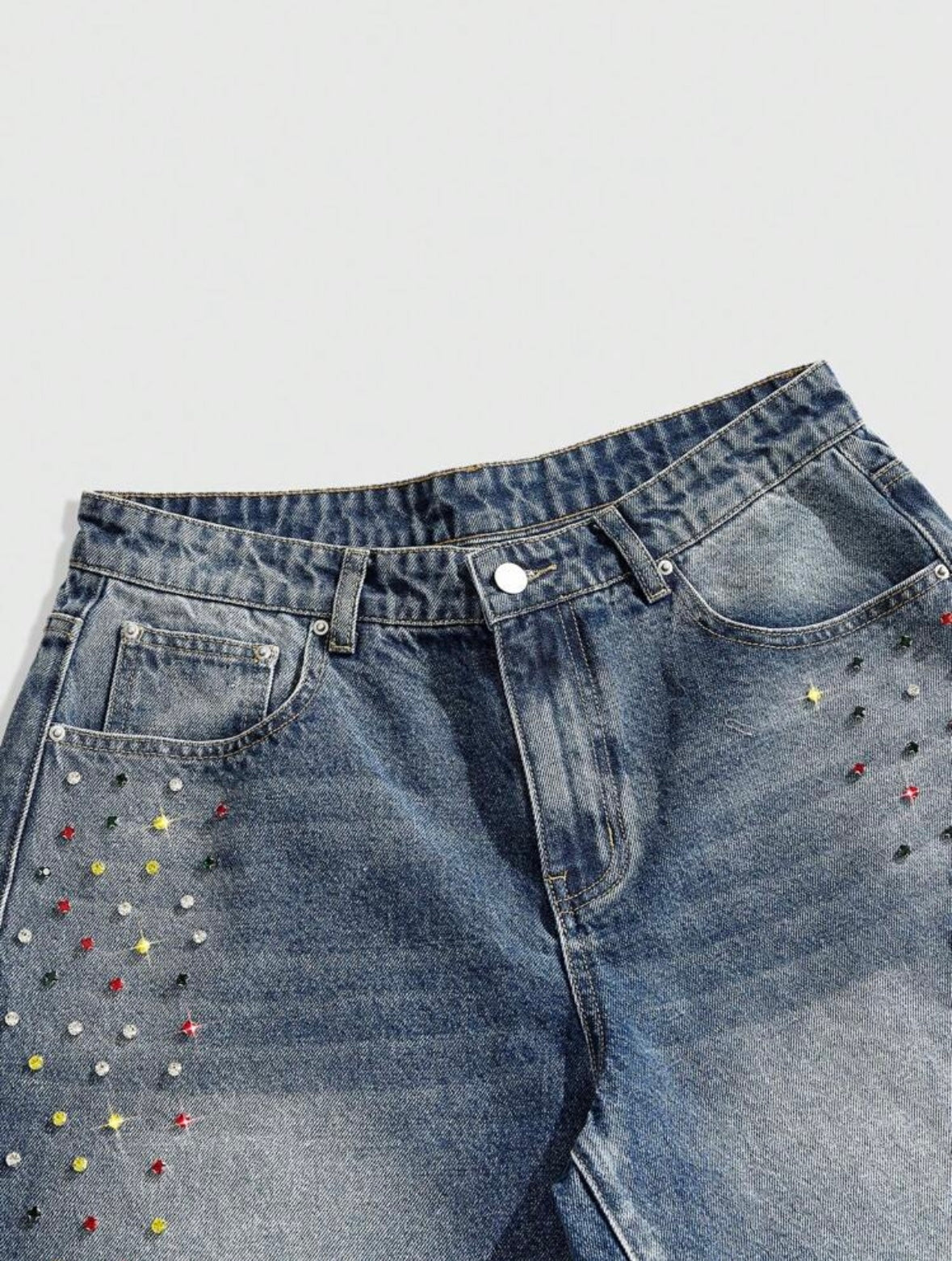 Rhinestone Jorts