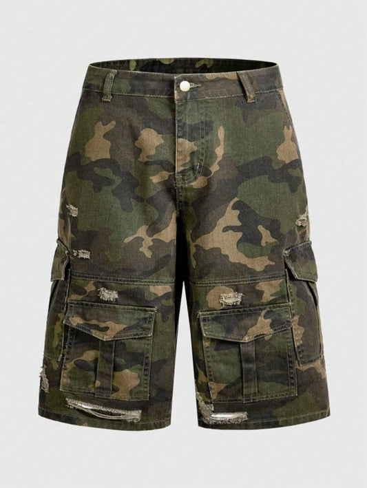 Camo Cargo Shorts