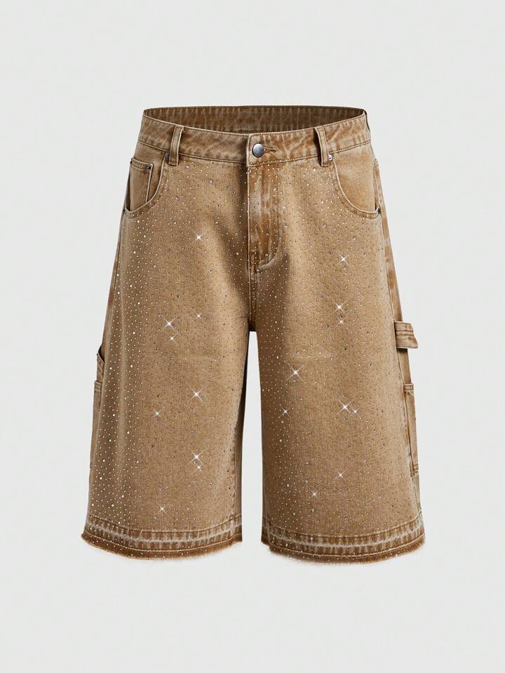 Utility Rhinestone Jorts