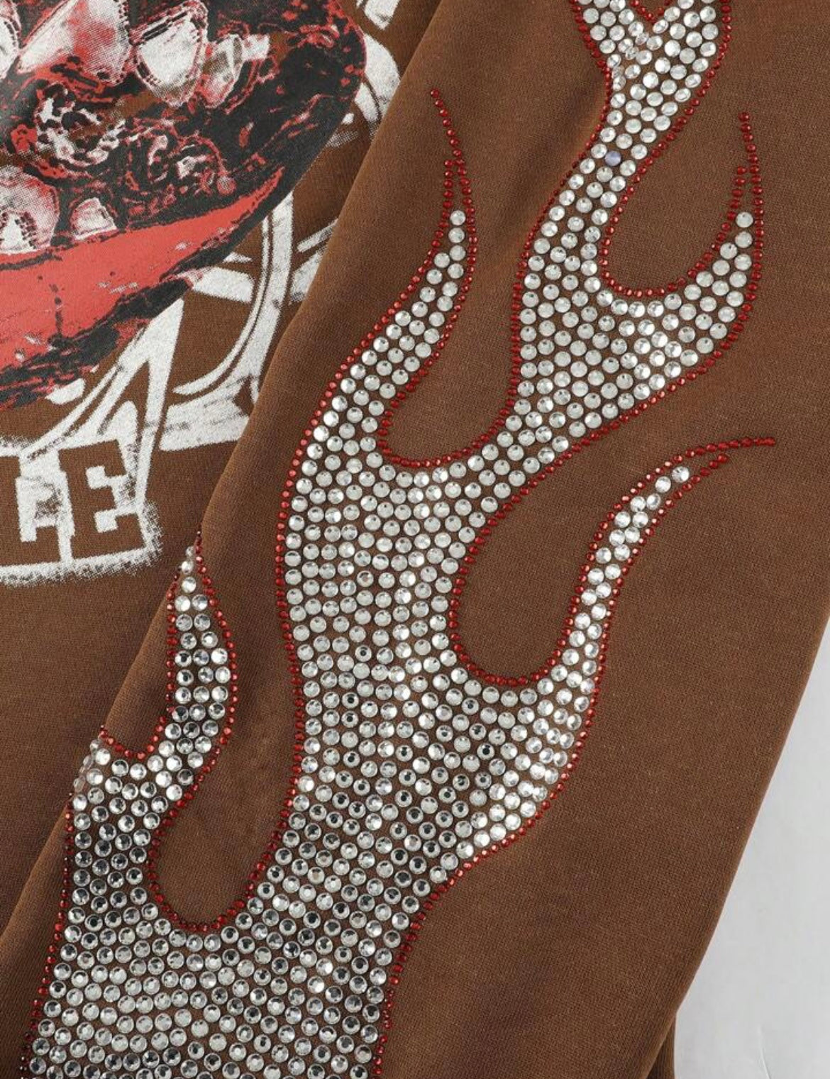 Long Sleeve Rhinestone Tee (Multi color)