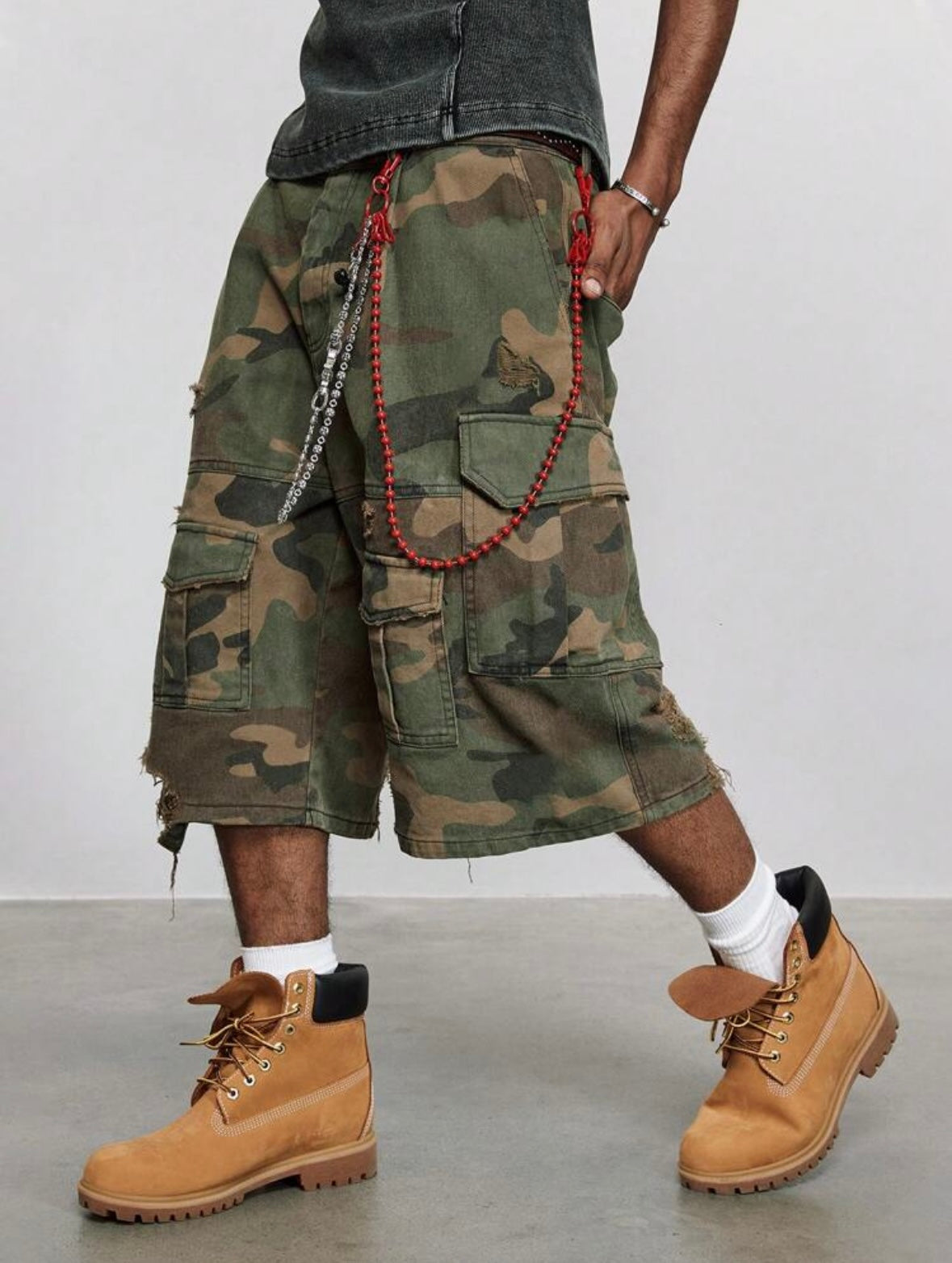 Camo Cargo Shorts