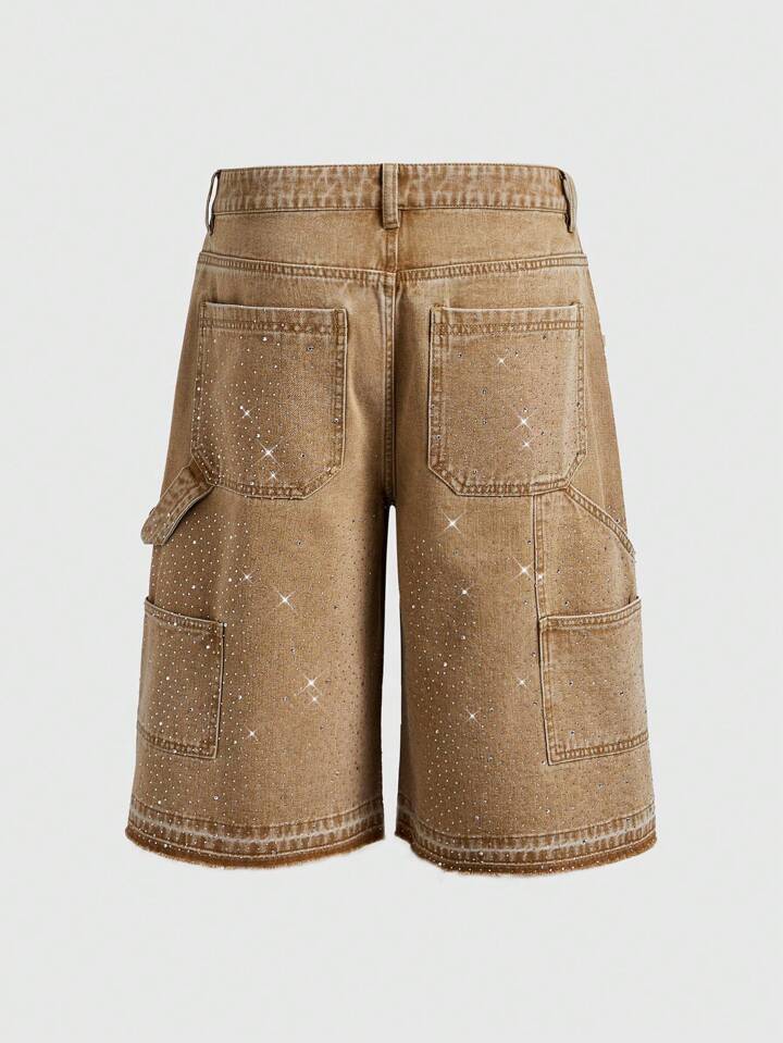 Utility Rhinestone Jorts