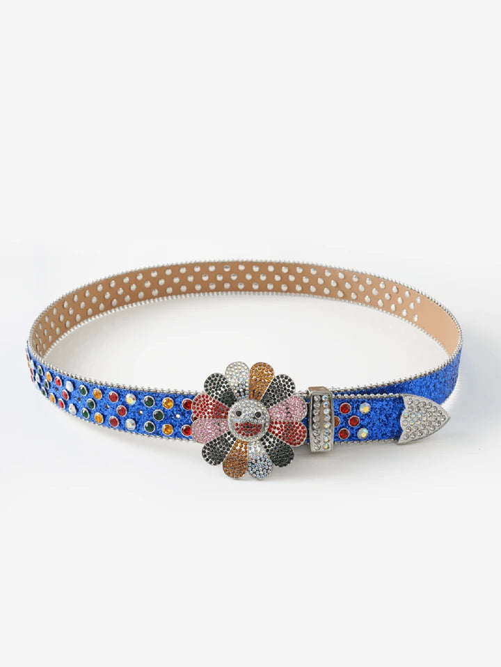 Flower Belt Rhinestone