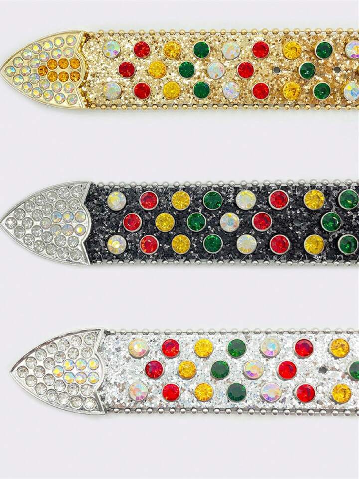 Flower Belt Rhinestone